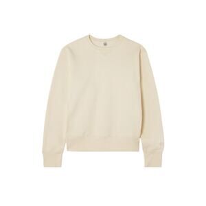 Toteme Organic Cream Cotton-Jersey Sweatshirt Size M